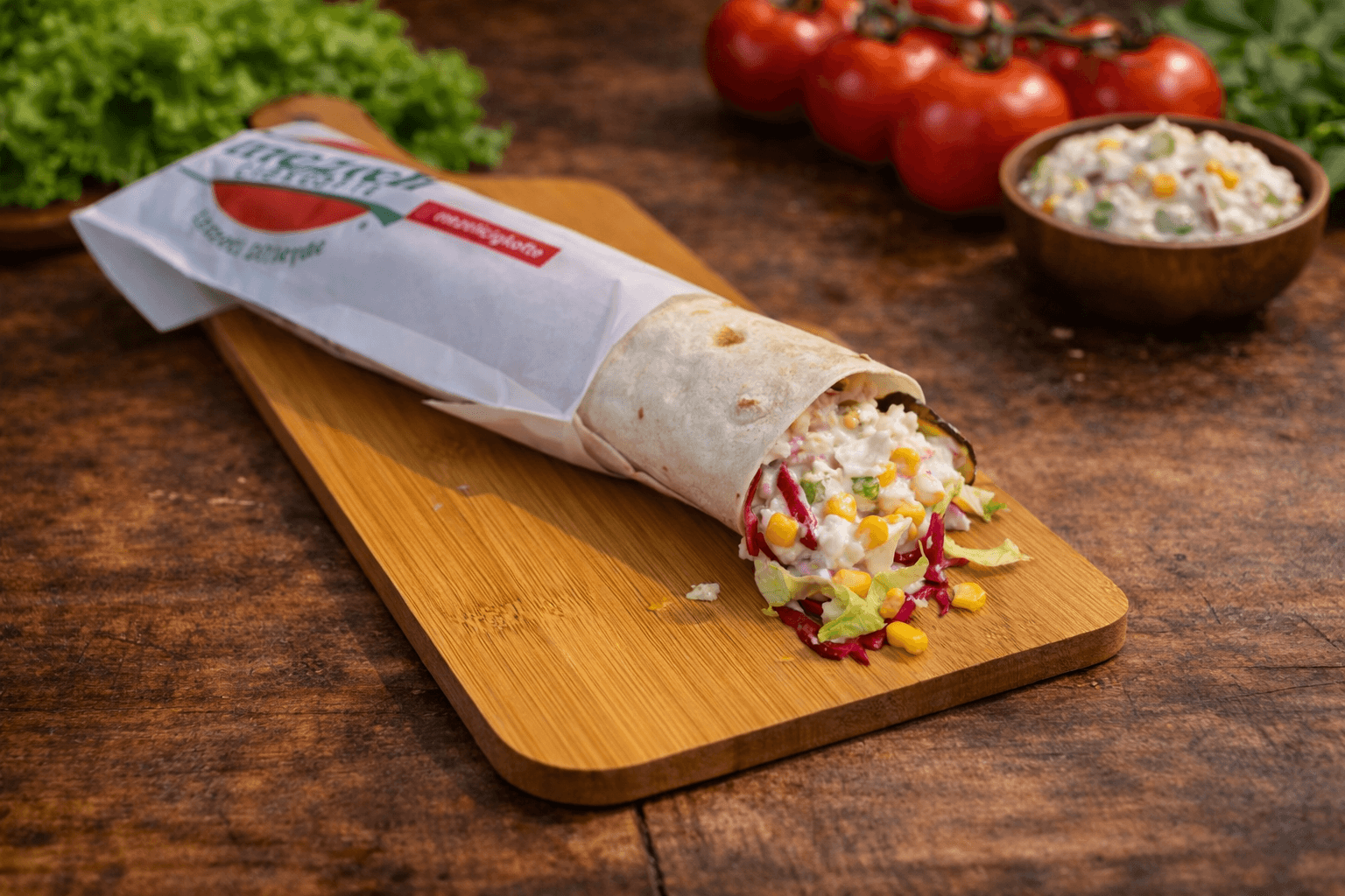 Rus Salatalı Çiğköfte Dürüm