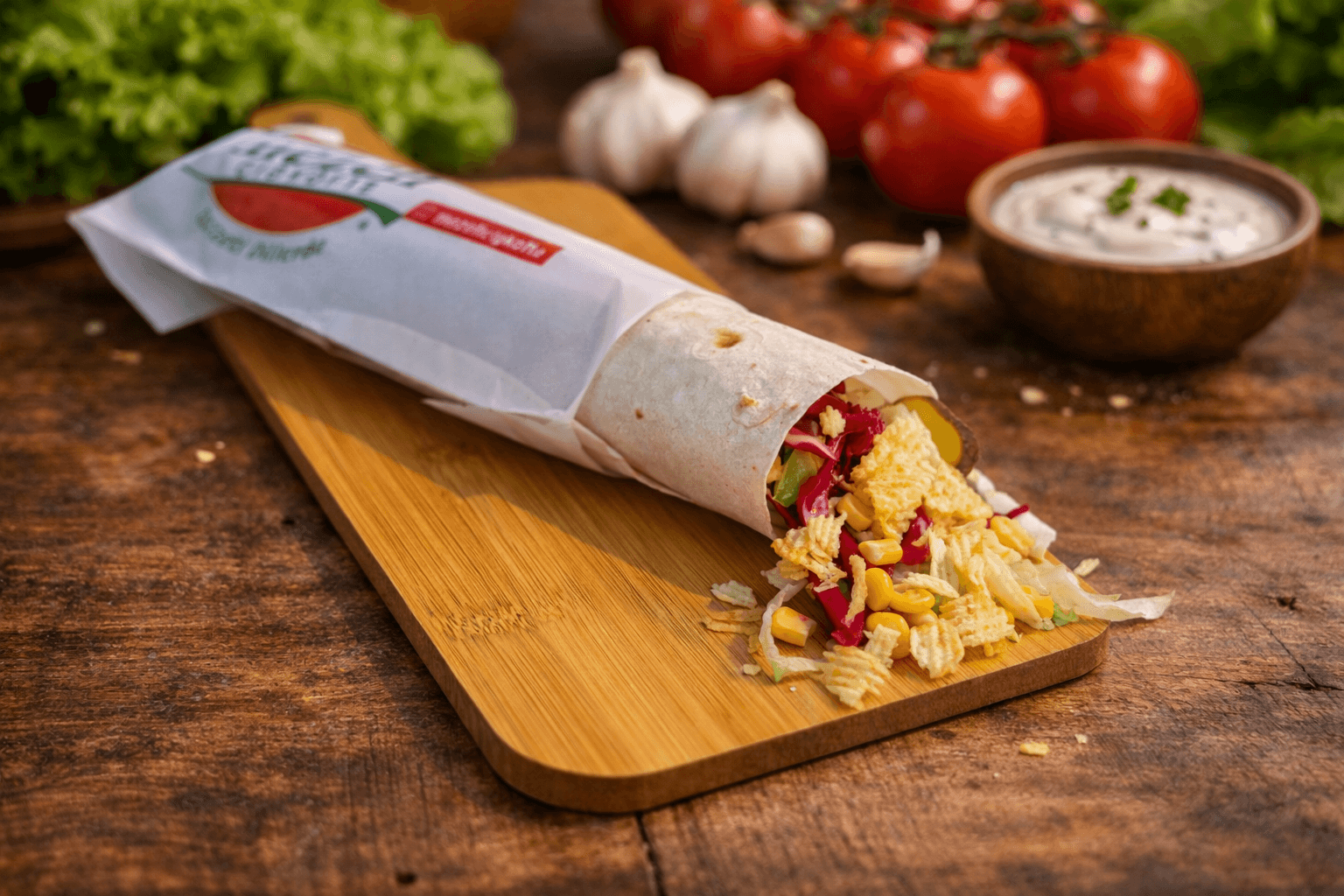 Cipsli Çiğköfte Dürüm